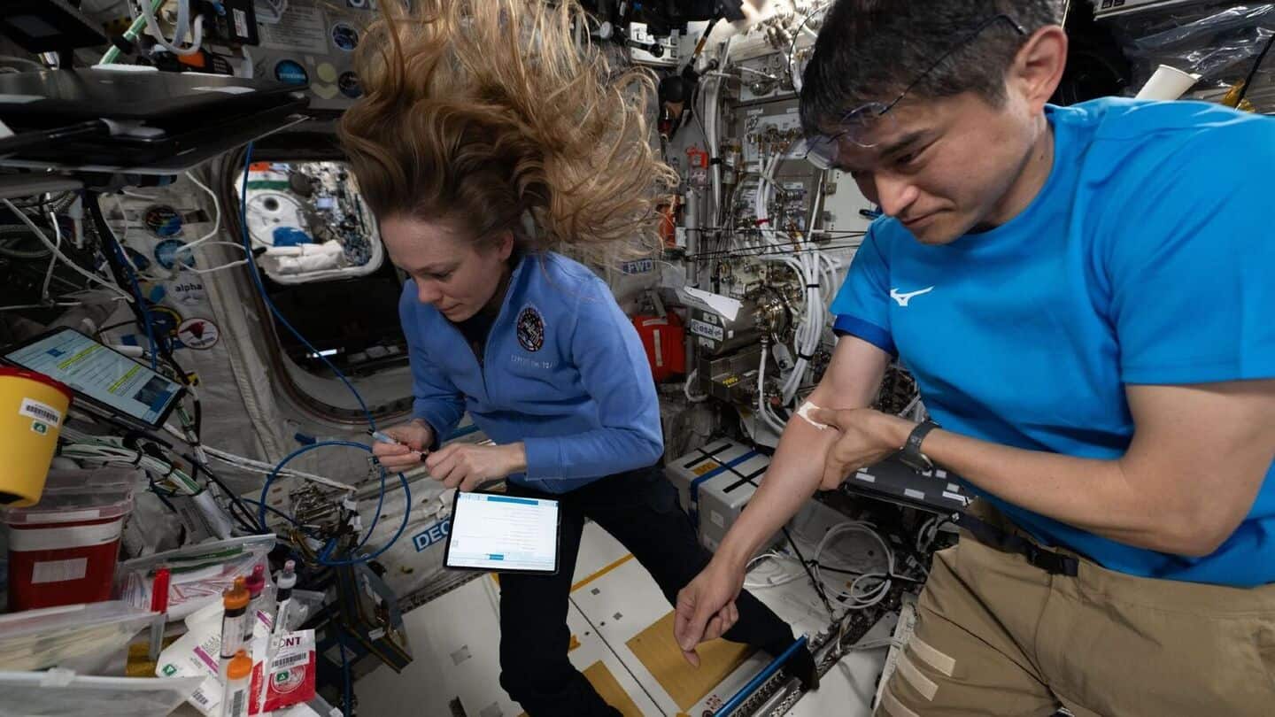 Why blood of some astronauts was collected in space Why blood of some astronauts was collected in space