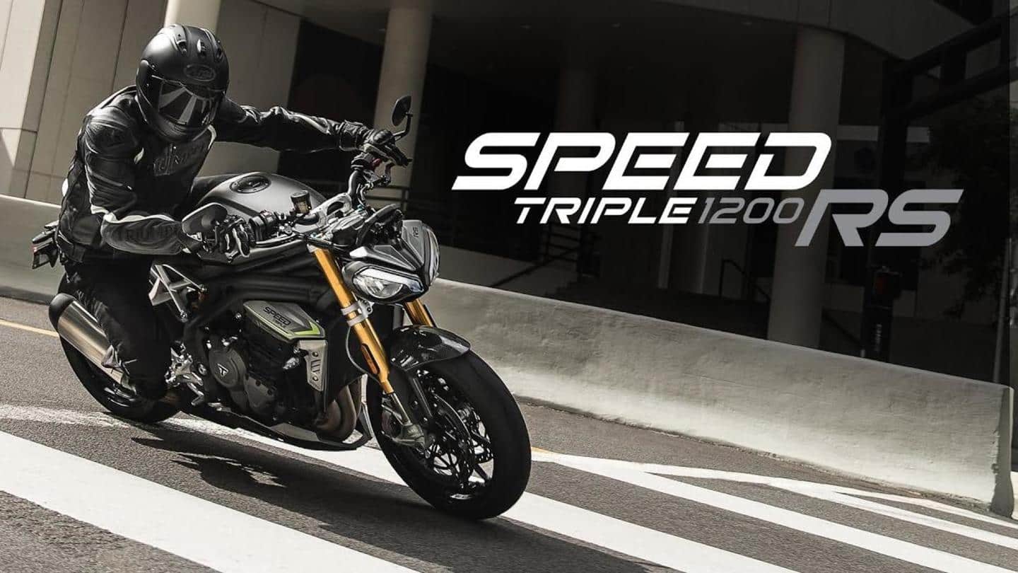 Triumph Speed Triple 1200 RS arrives in China