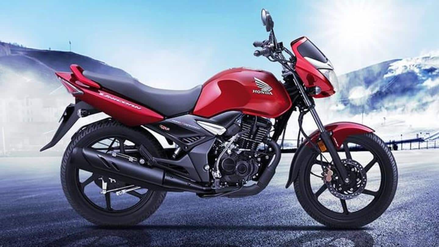 Honda is offering cashback worth Rs. 5,000 on Unicorn motorcycle