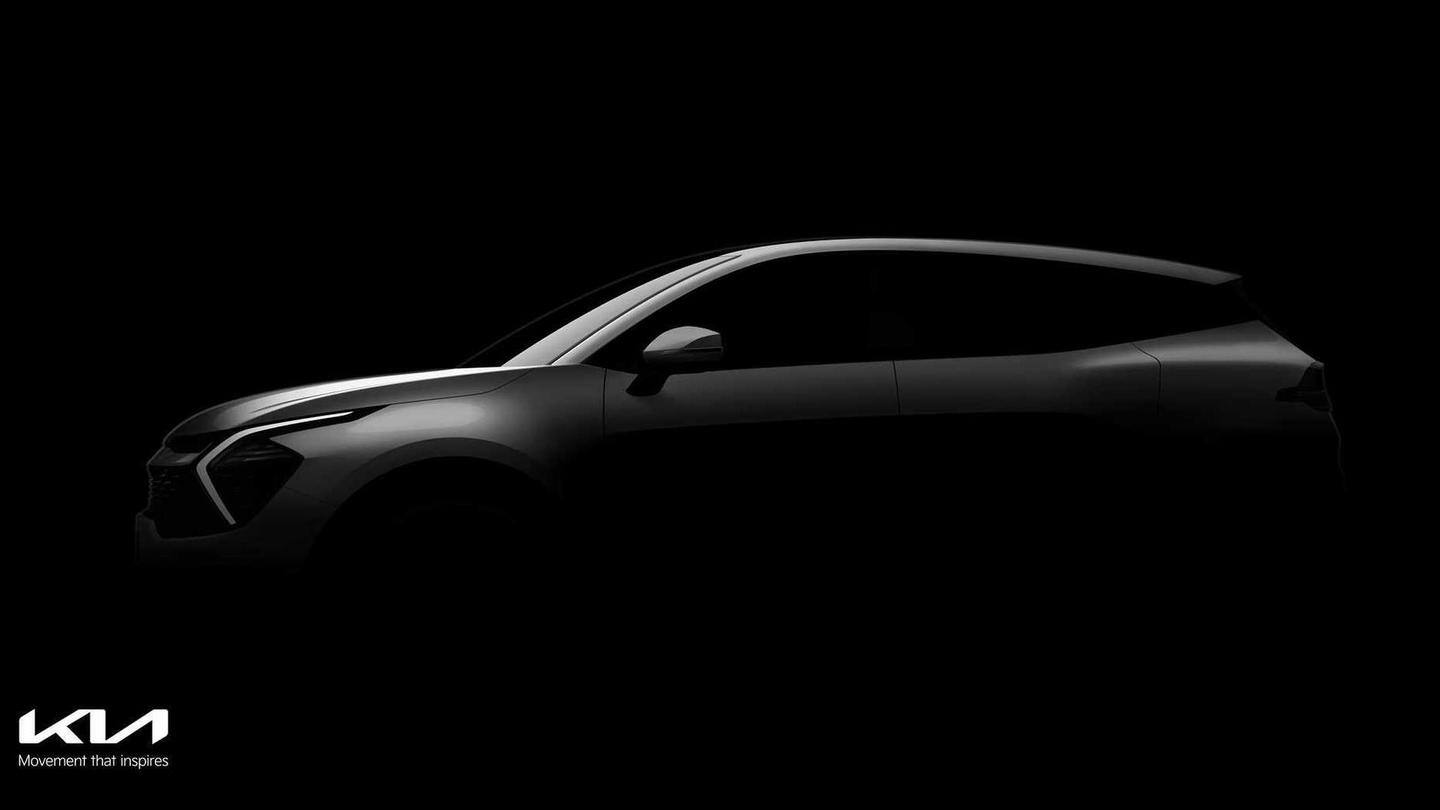 Kia Sportage SUV teased; to be unveiled on June 8