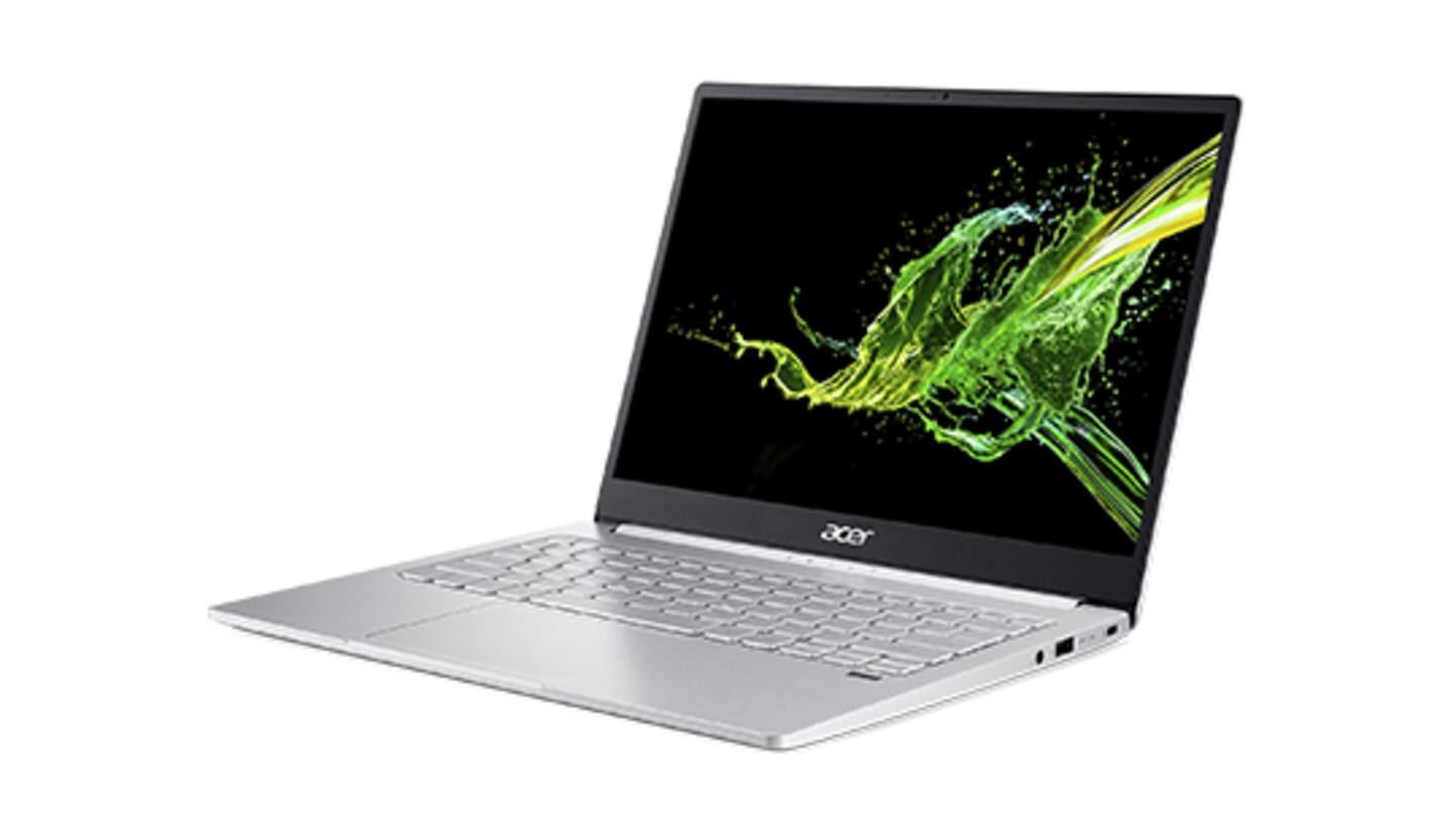 Acer Swift 3: At a glance Acer Swift 3: At a glance