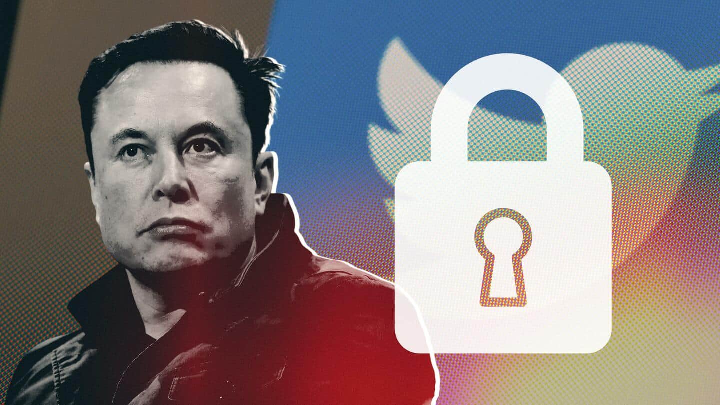 What happened when Elon Musk made his Twitter account private