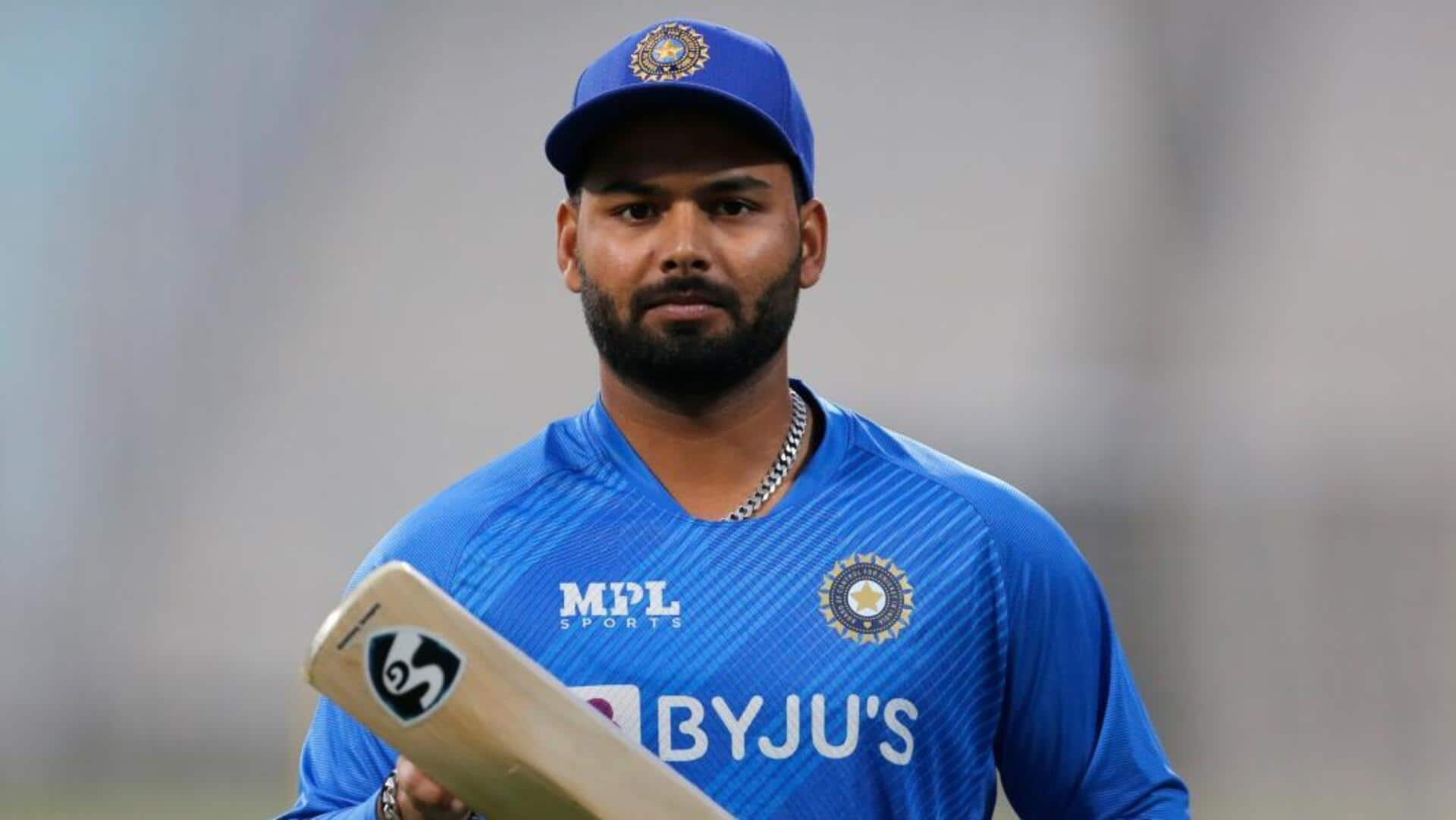 Rishabh Pant begins batting practice months after his car crash 