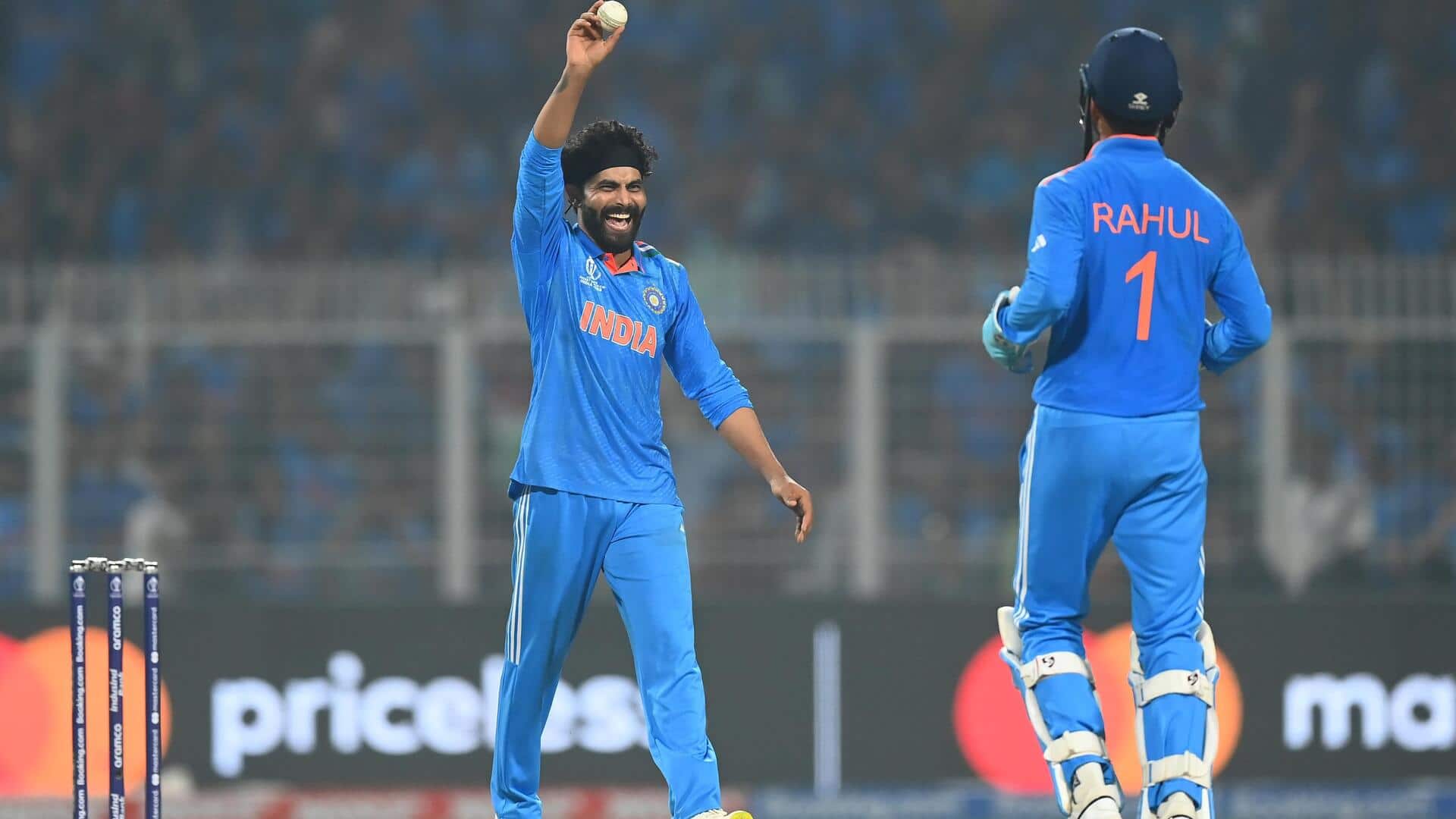 Ravindra Jadeja becomes second Indian spinner with a WC fifer