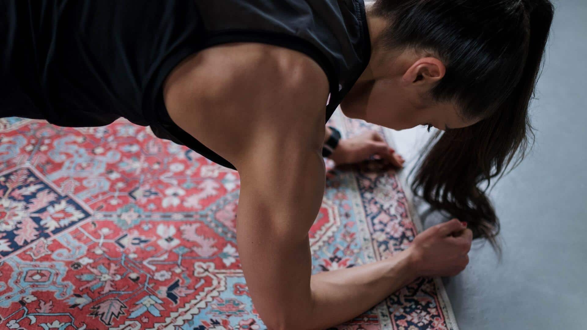 Turn your basic plank into a tougher workout