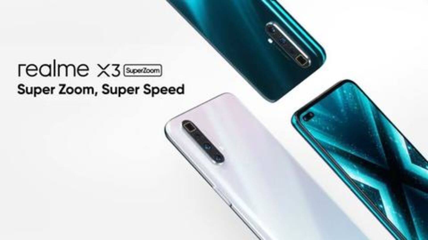 Realme's camera-centric X3 SuperZoom launched at Rs. 41,500