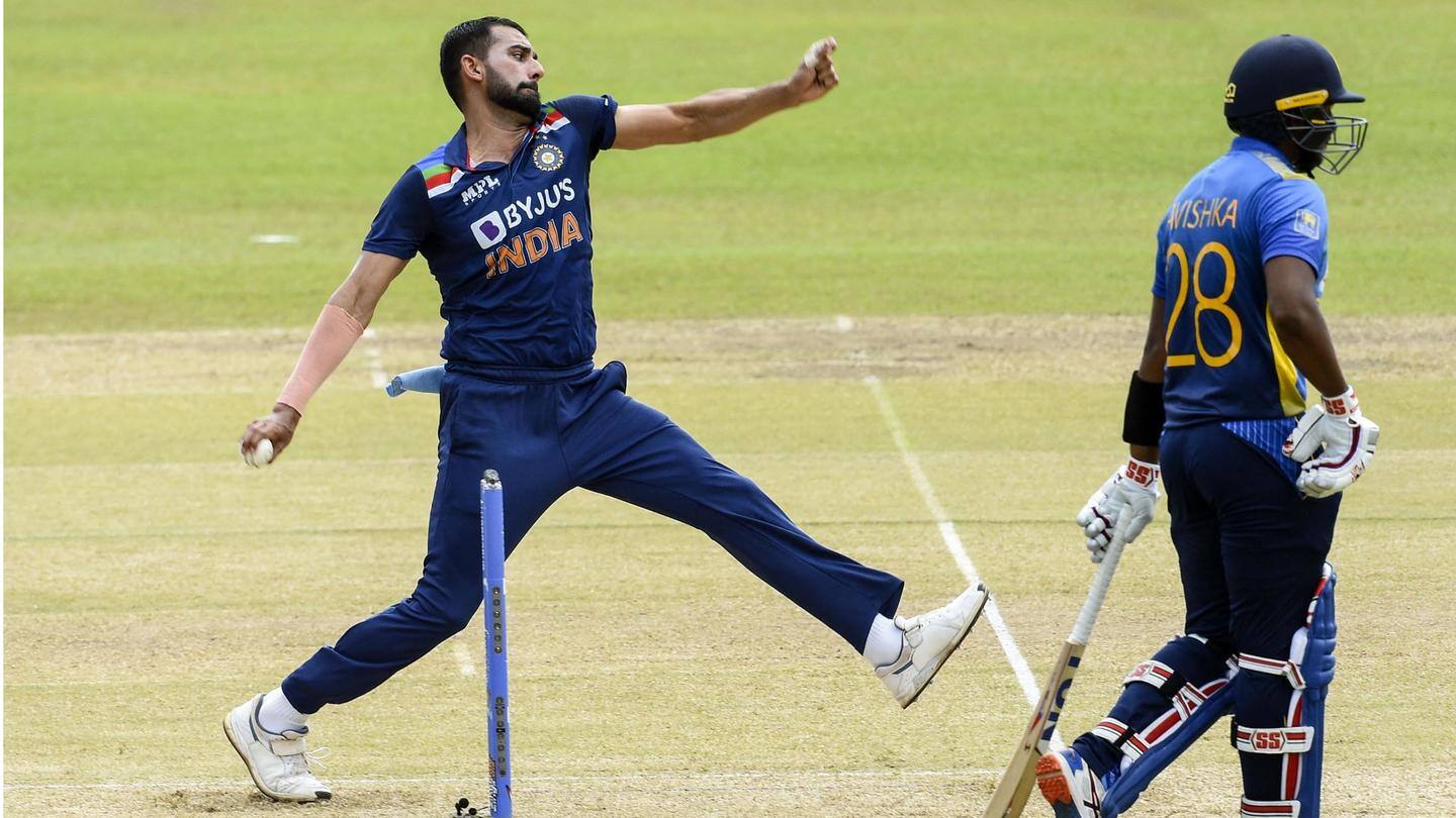 Deepak Chahar took two wickets Deepak Chahar took two wickets