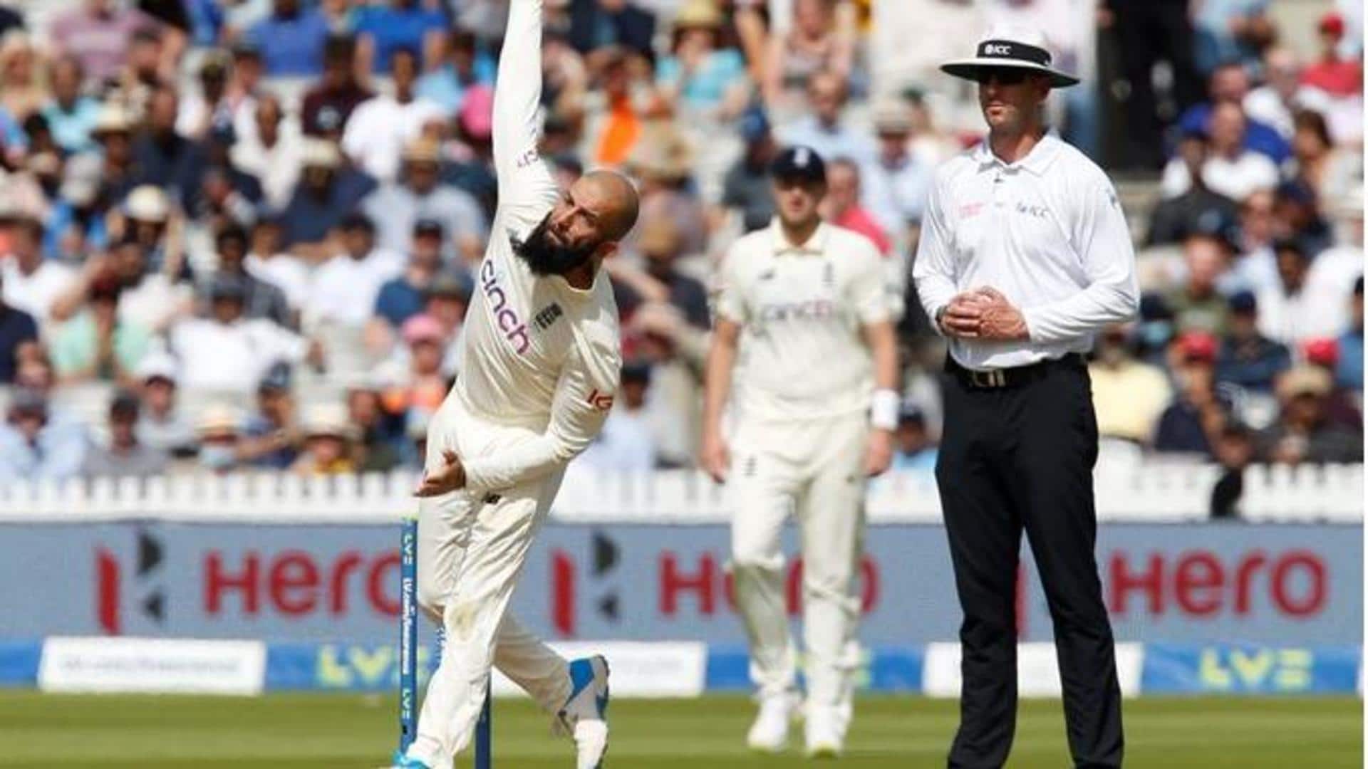 Ashes 5th Test: Moeen will not field on Day 2
