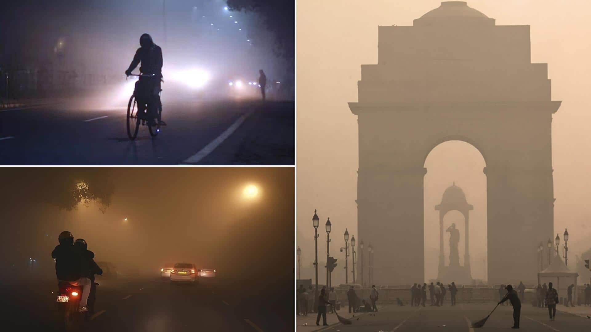 Delhi: Dense fog returns, zero visibility affects flight, train operations 