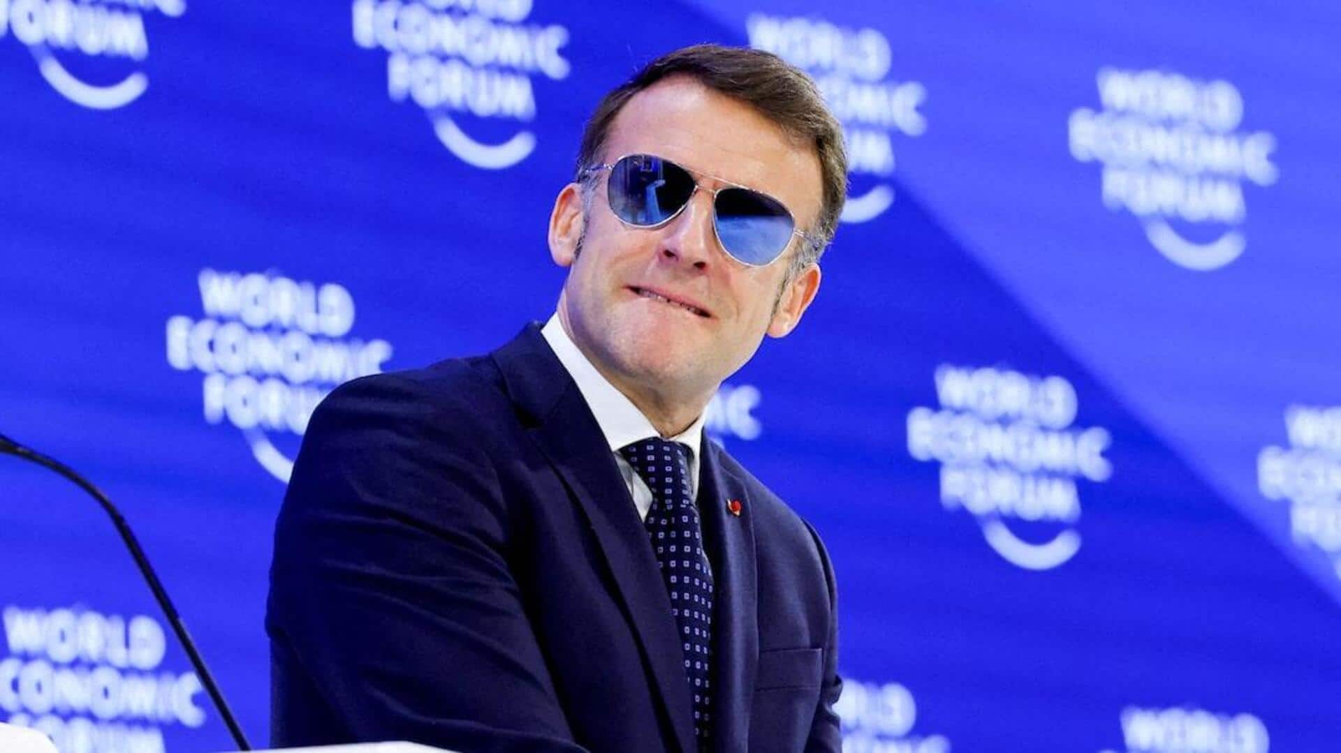 'What the hell happened?' Trump on Macron wearing sunglasses indoors 