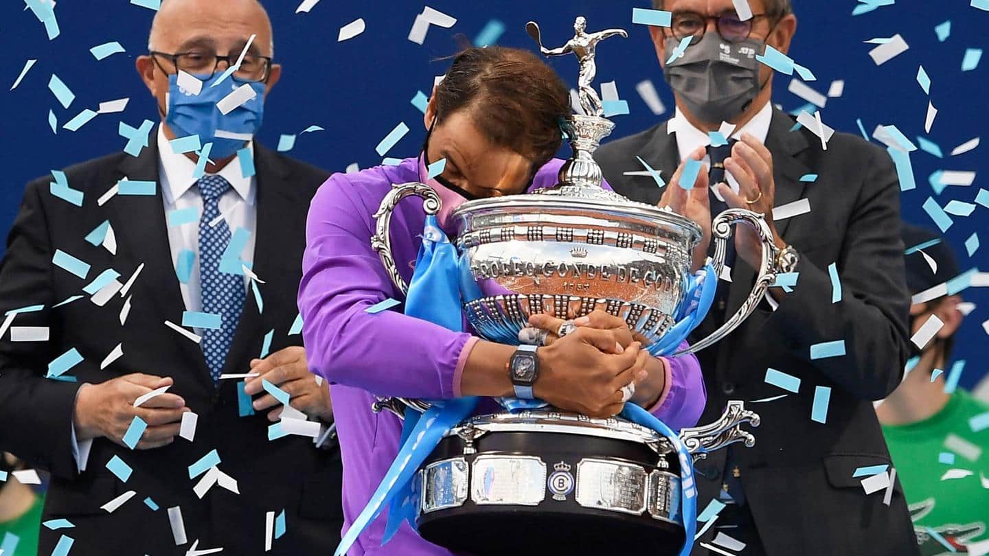 Rafael Nadal beats Tsitsipas, clinches 12th Barcelona Open title