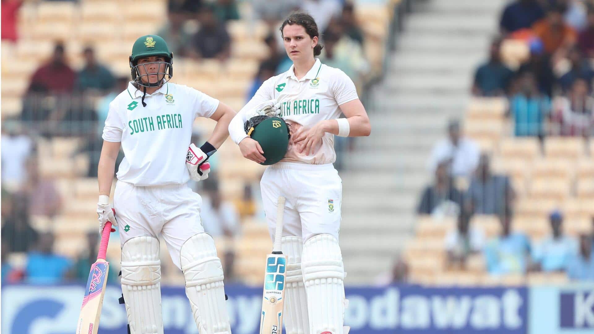 Women's Test: SA's Laura Wolvaardt slams century versus India