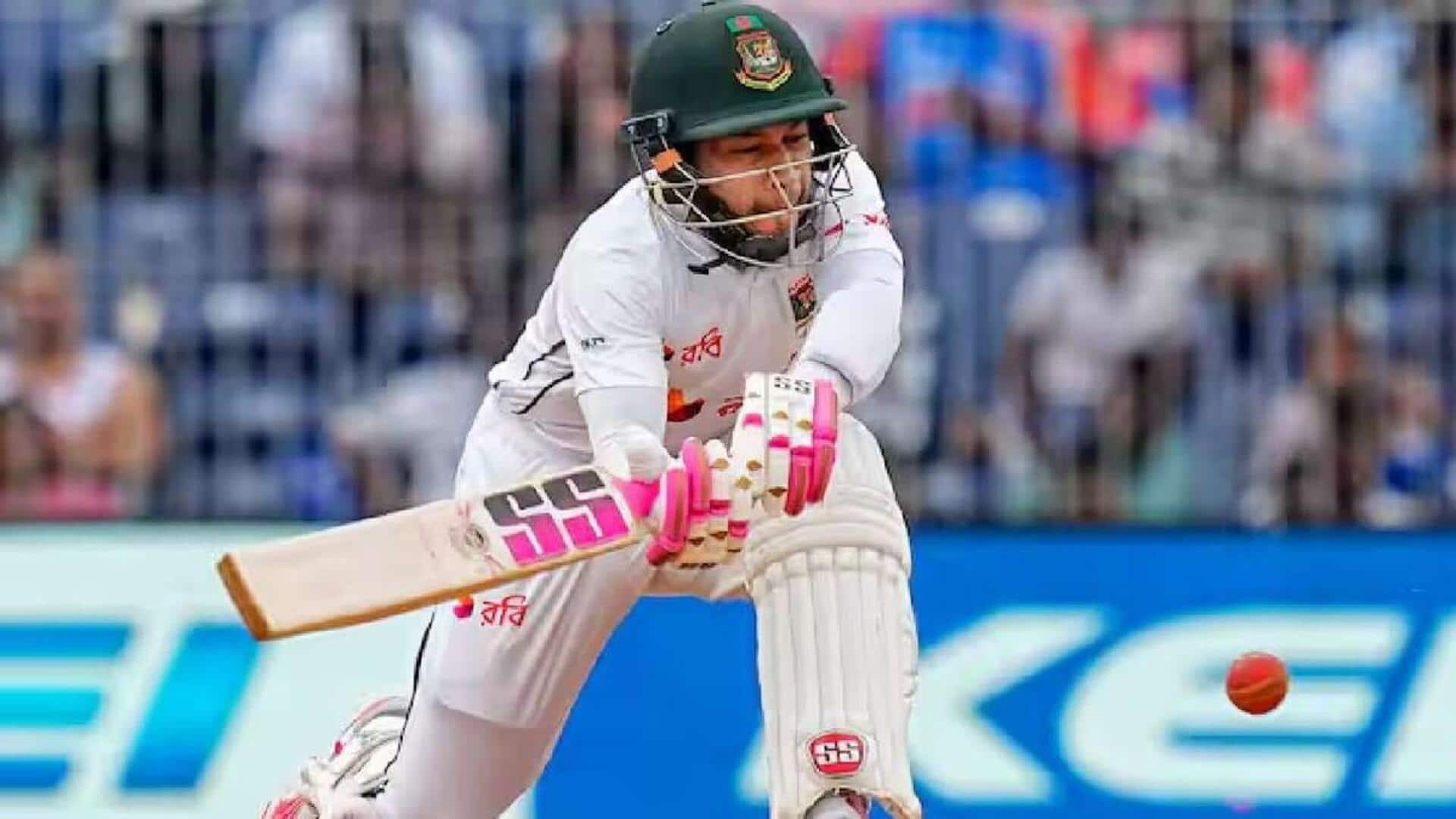 Mushfiqur Rahim becomes first Bangladesh batter with 6,000 Test runs