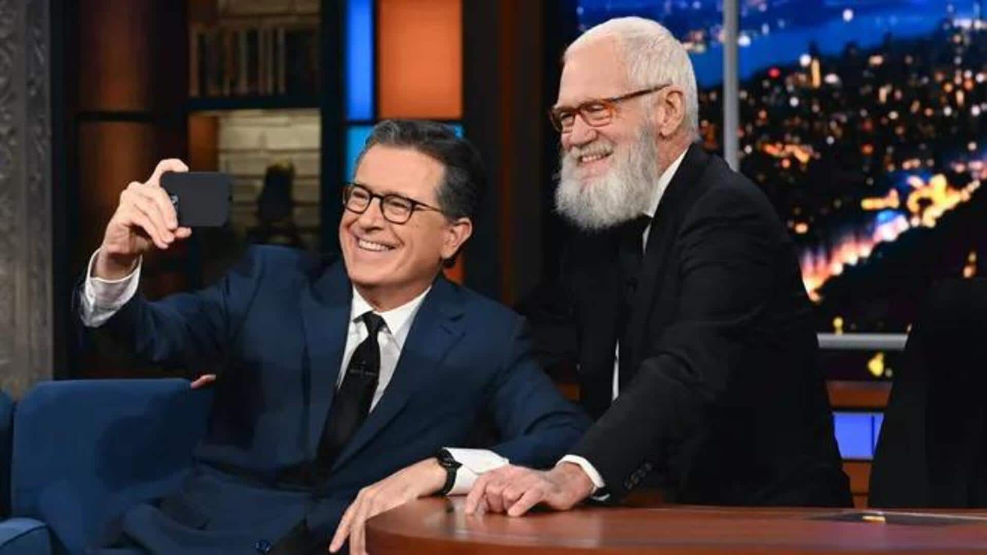 David Letterman slams CBS for canceling Stephen Colbert's show