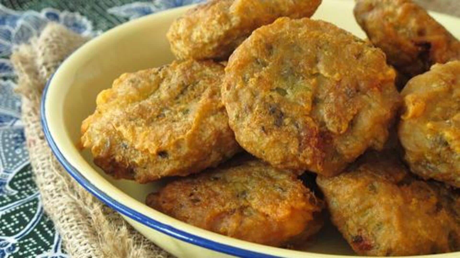 Mung bean fritters: A healthy snack alternative
