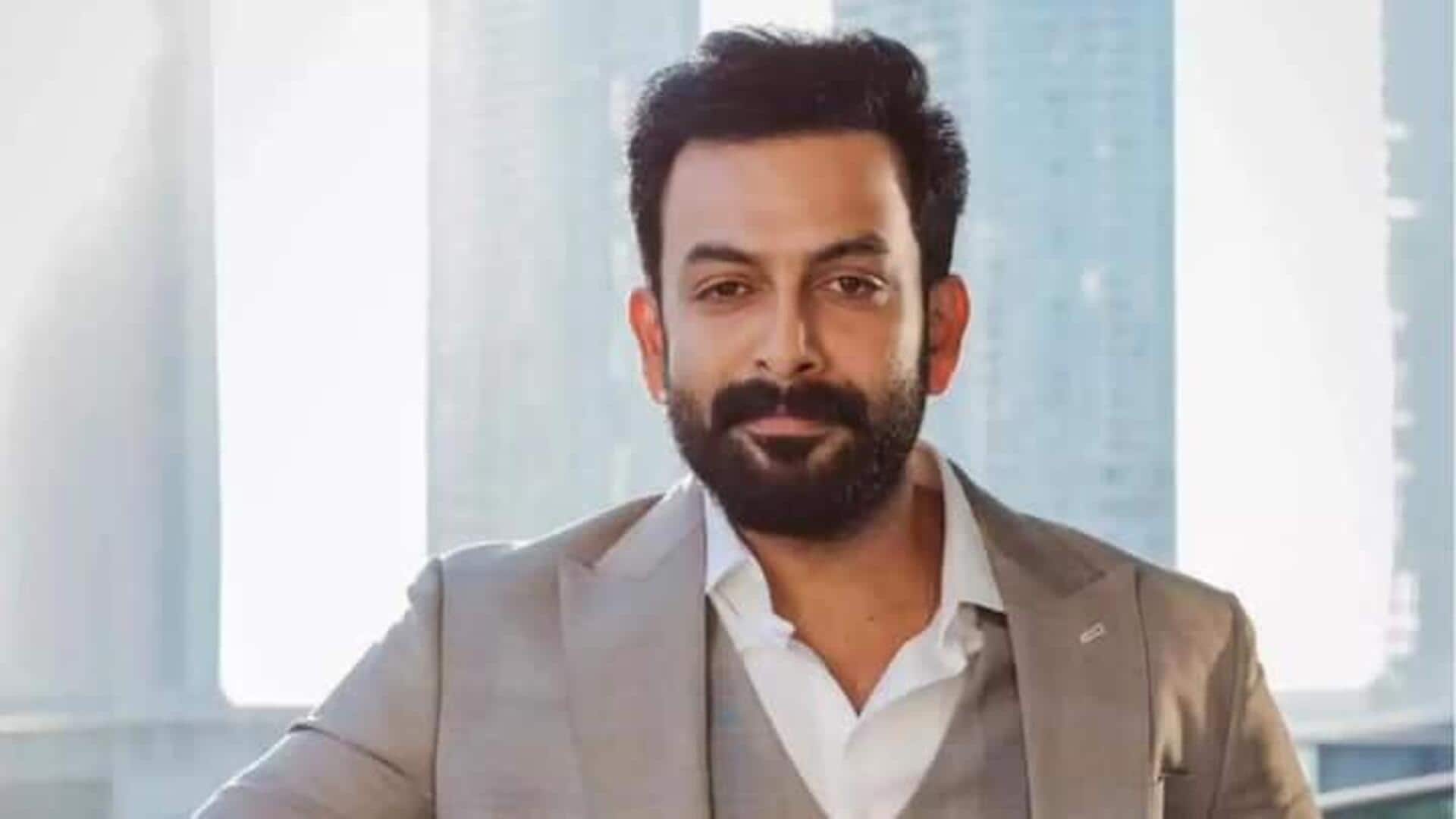It's a wrap! Prithviraj Sukumaran completes 'I, Nobody' shoot