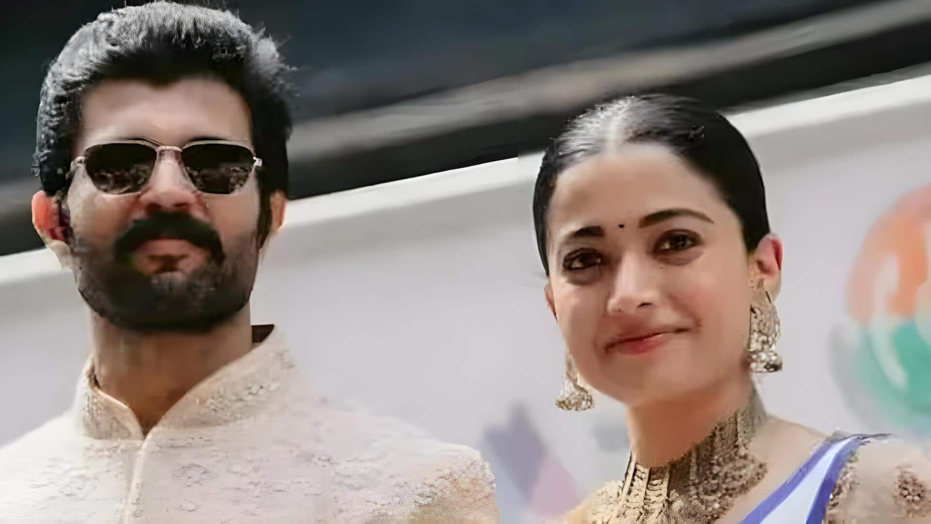 Vijay-Rashmika's team distributes sweets to paparazzi after wedding