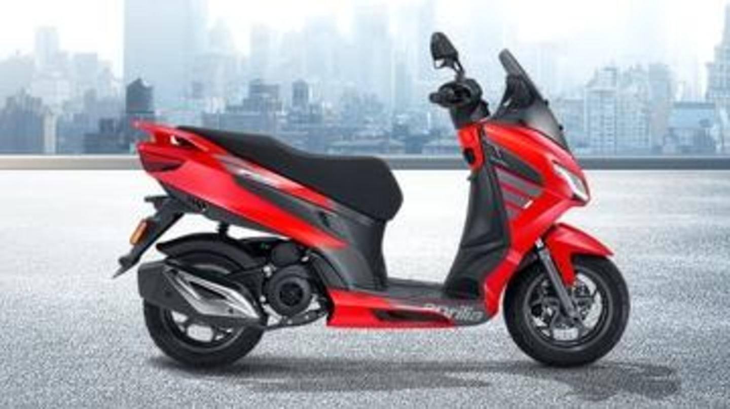 The vehicle has a combined braking system The vehicle has a combined braking system