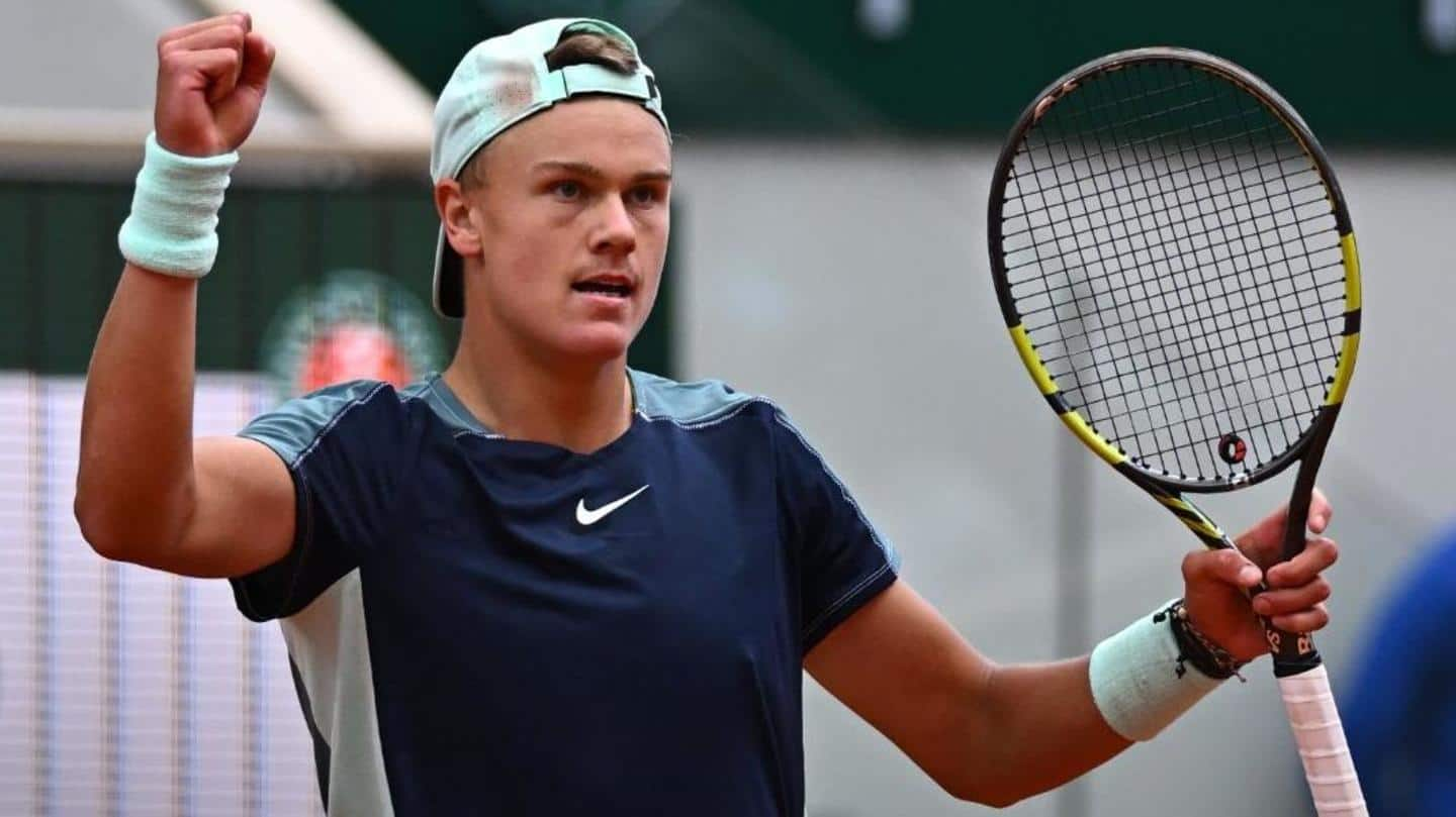 2022 French Open: Denmark's Holger Rune stuns Stefanos Tsitsipas