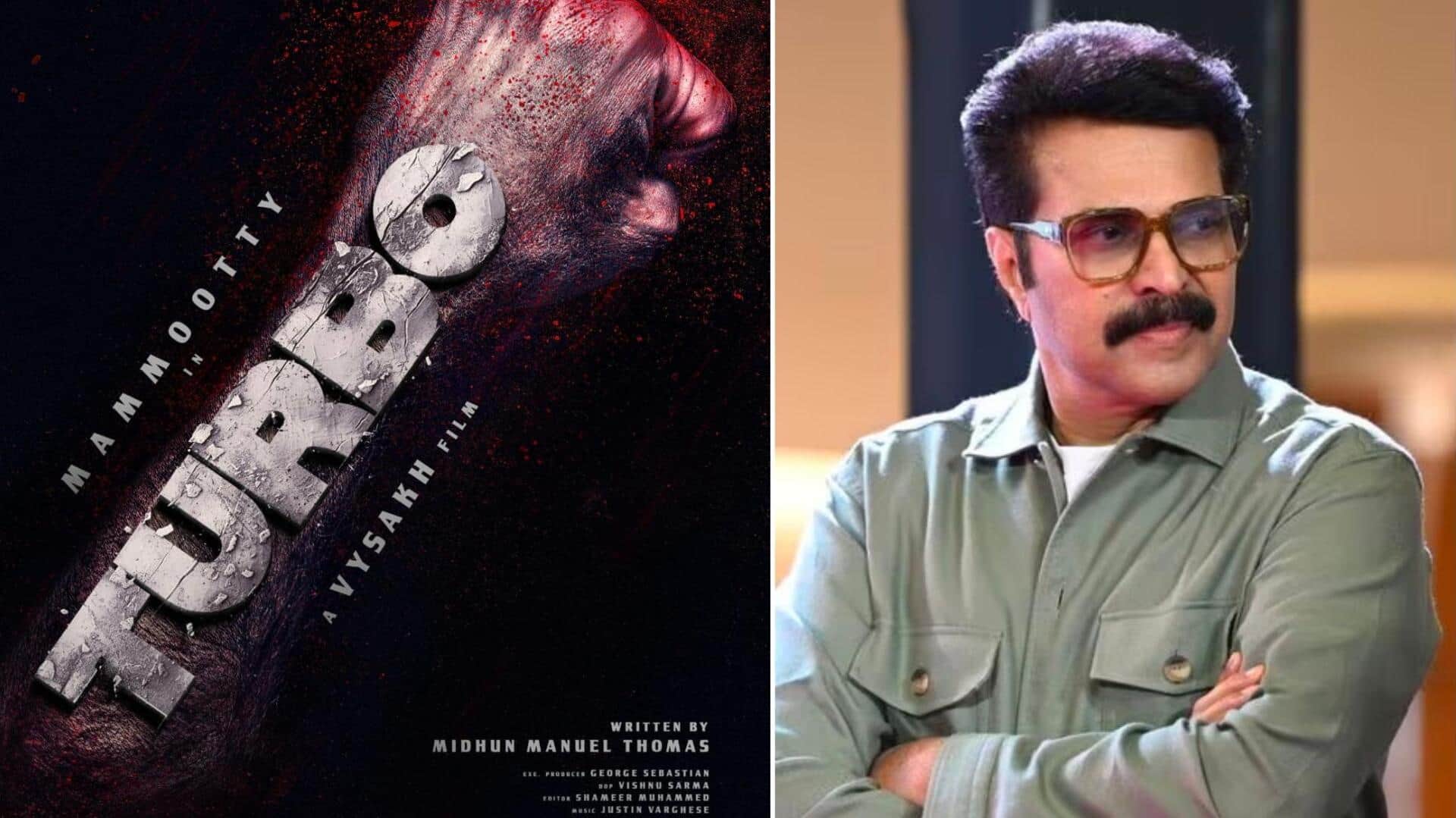 Mammootty announces new film 'Turbo' with director Vysakh; poster unveiled
