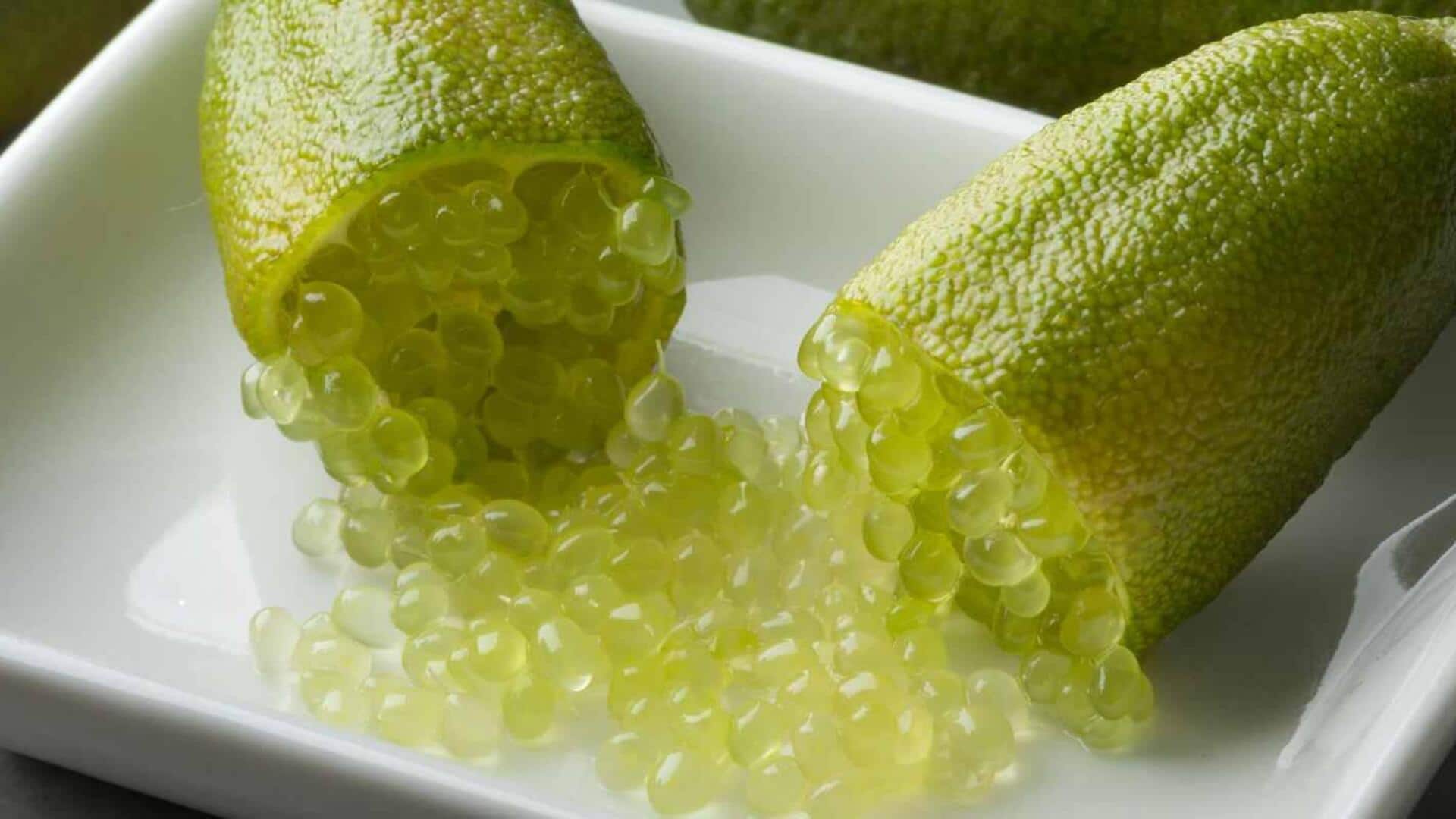 Health benefits of finger limes you didn't know Health benefits of finger limes you didn't know