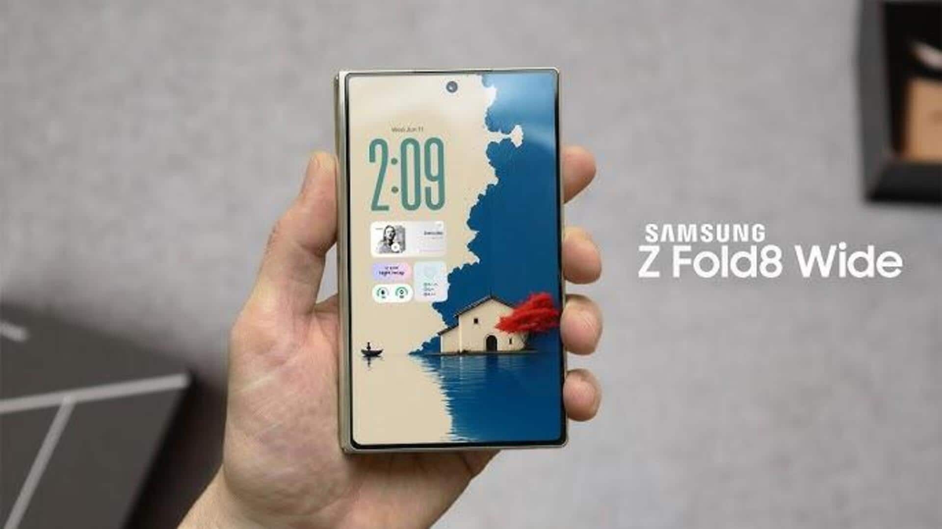 Samsung Galaxy Z Fold8 'Wide' revealed in new leak