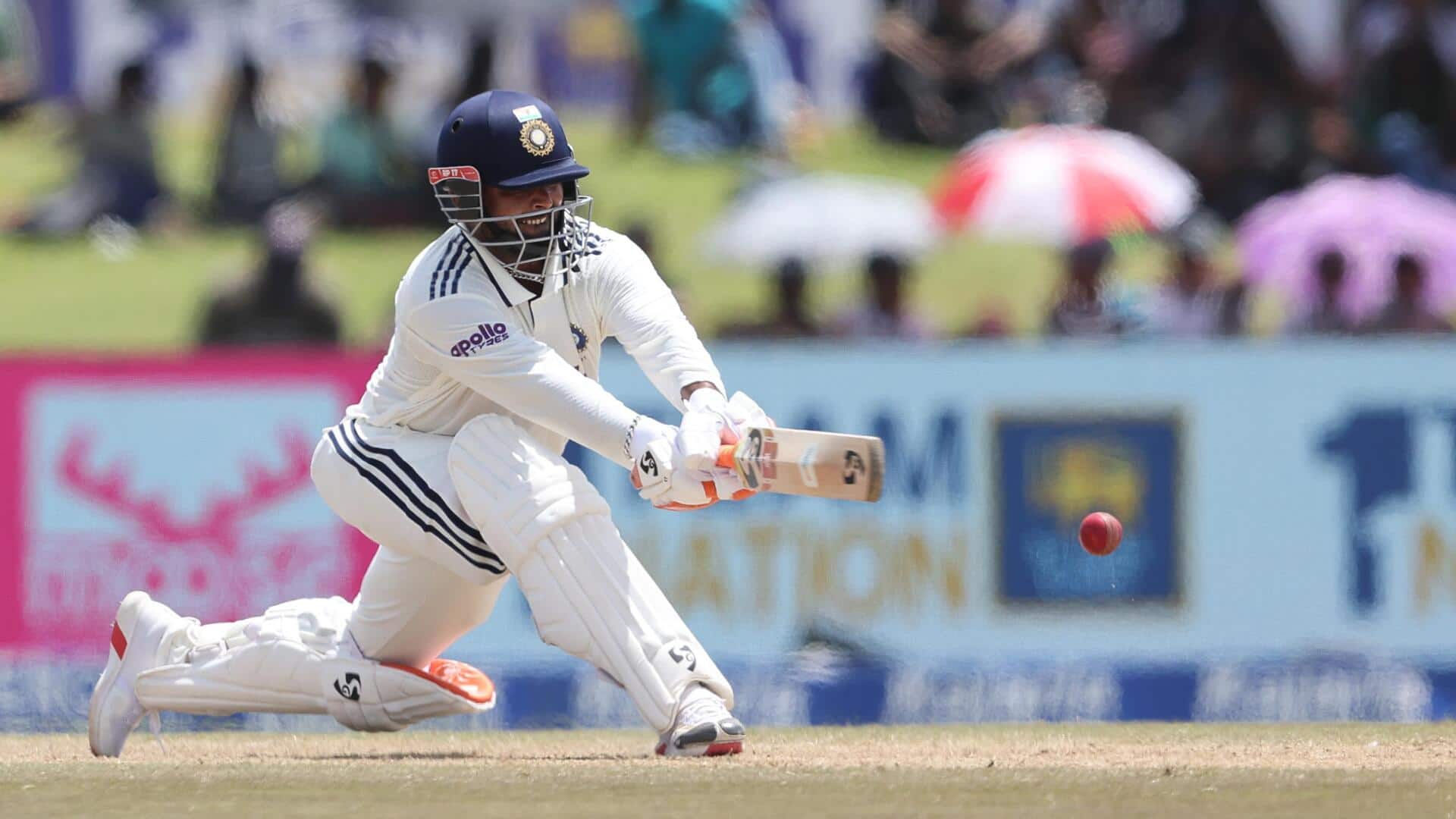 Rishabh Pant slams his maiden Test fifty in SL: Stats
