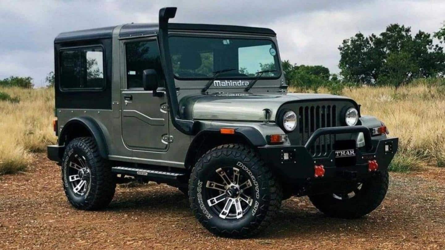 This is how 2020 Mahindra Thar would look like?
