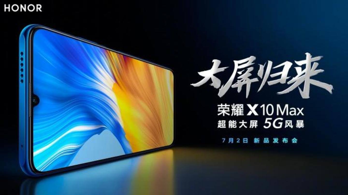 Ahead of launch, Honor X10 Max specifications and design leaked