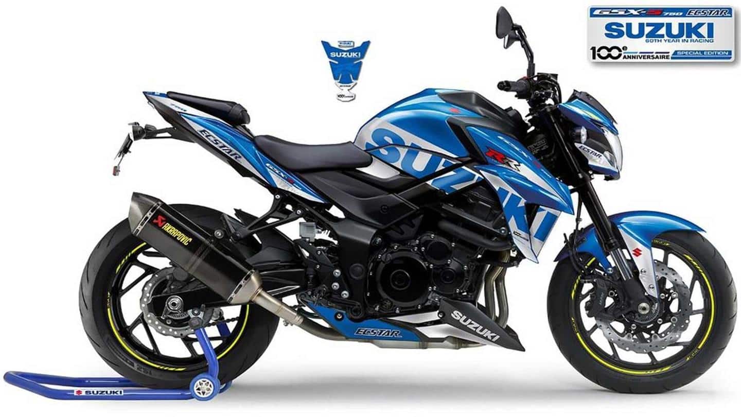 Suzuki celebrates its racing heritage with a GSX-S750 MotoGP Replica