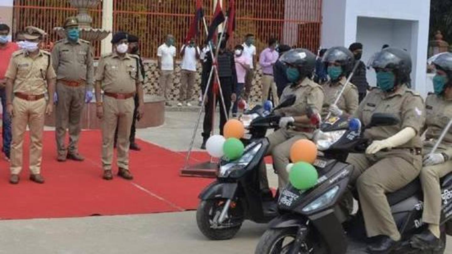 Hero MotoCorp has donated the scooters under its CSR program Hero MotoCorp has donated the scooters under its CSR program