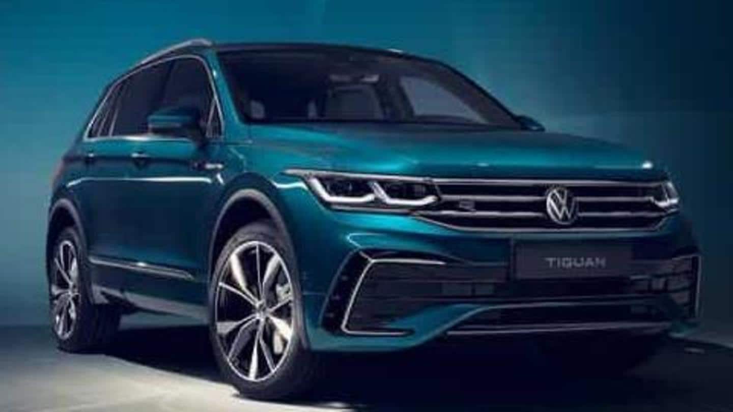 Pictures of Volkswagen Tiguan (facelift) surface for the first time