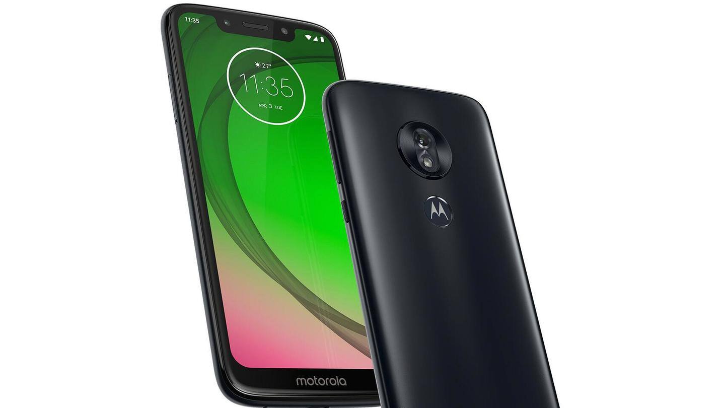 Motorola releases Android 10 update for Moto G7 Play