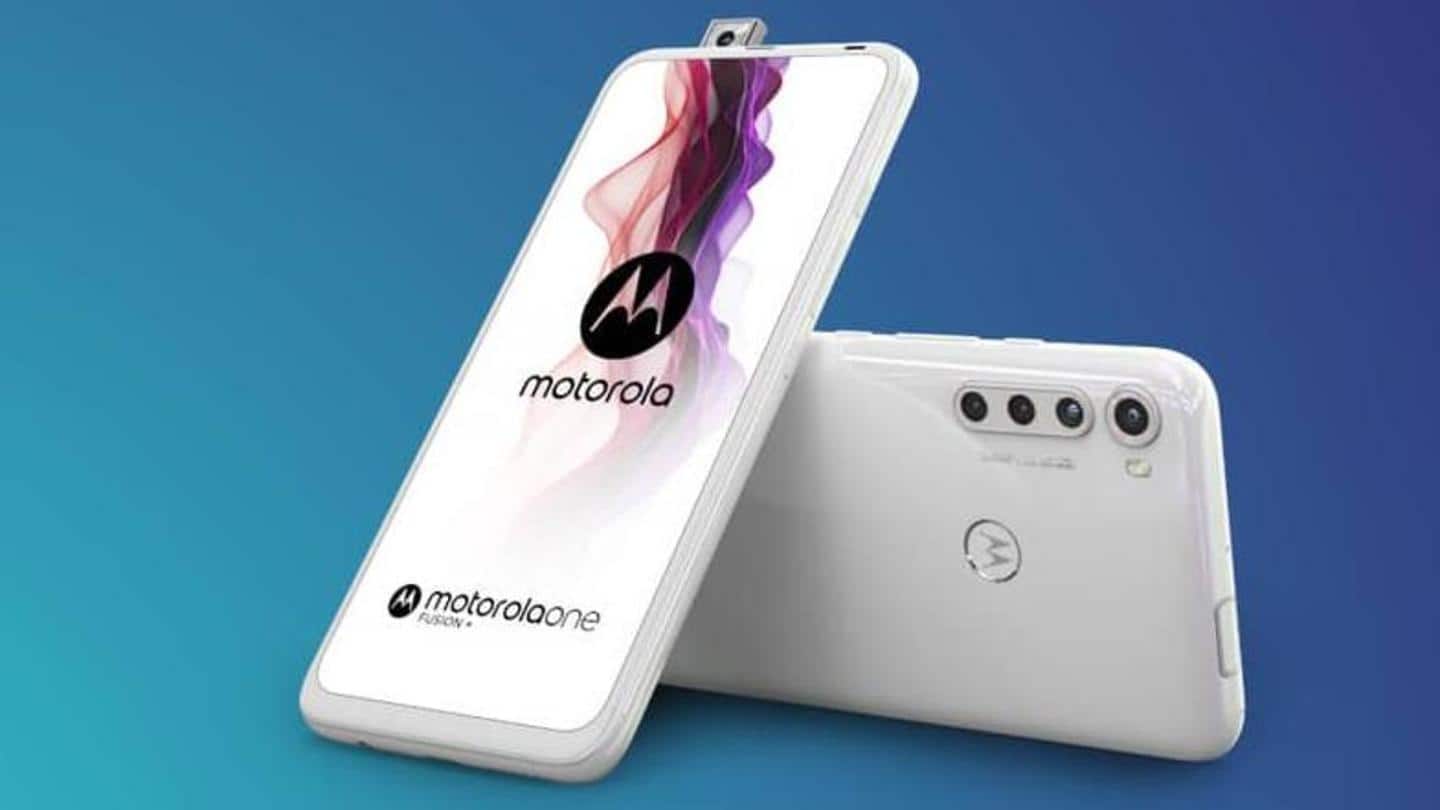 Motorola One Fusion+ launched in India at Rs. 17,000