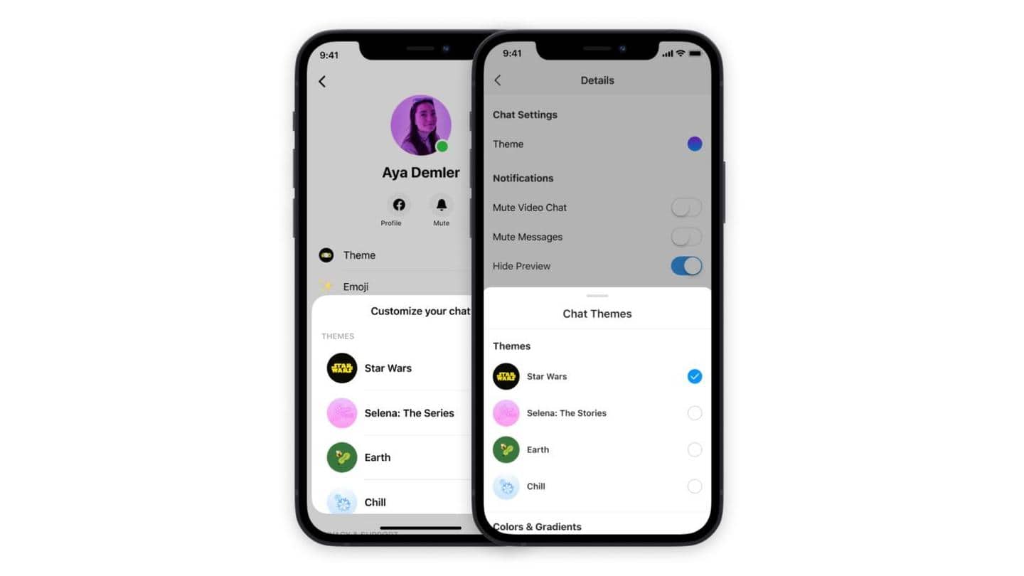 Facebook Brings Chat Themes New Features To Instagram And Messenger Newsbytes