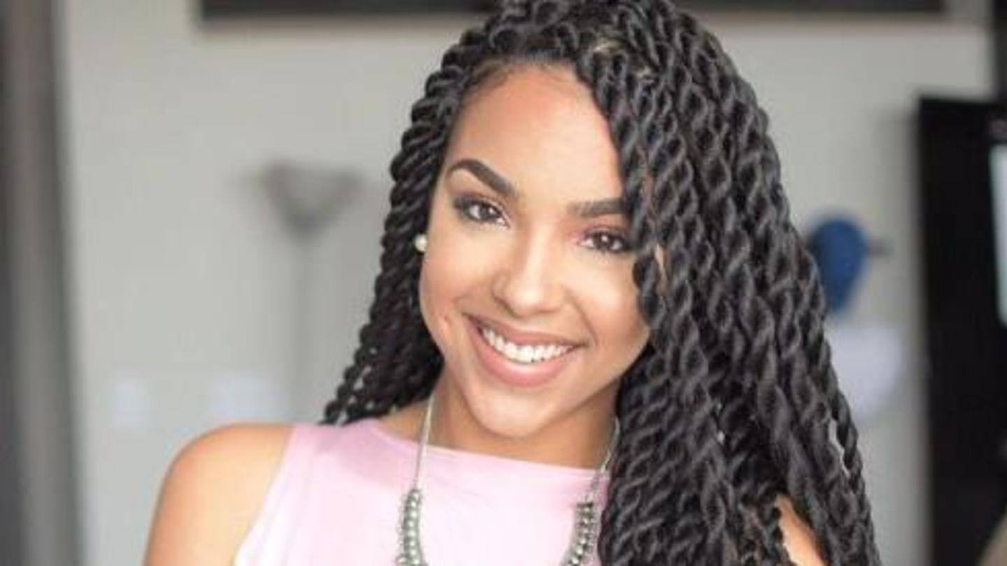 Style long, curly hair into chunky twists Style long, curly hair into chunky twists