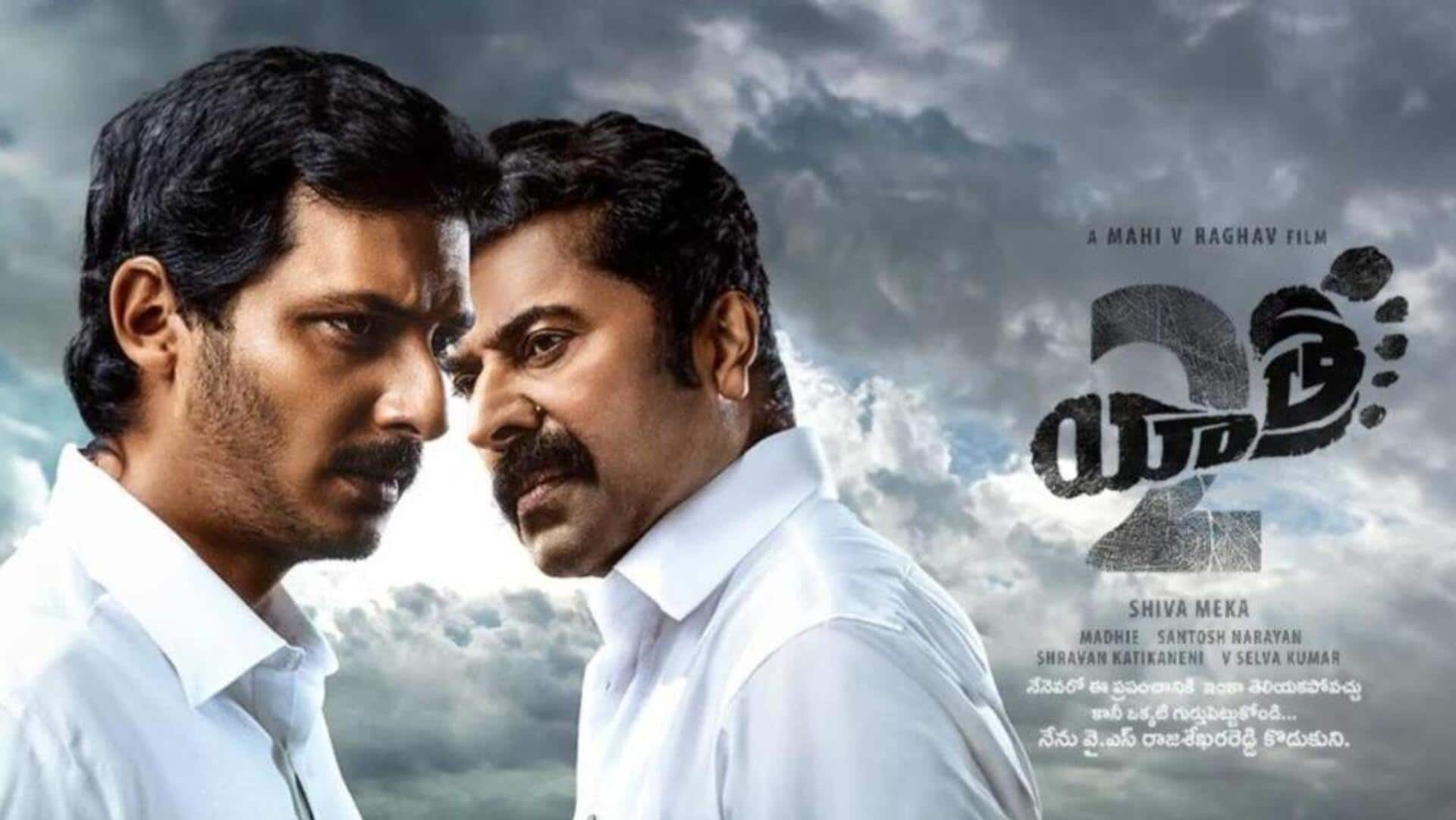 Mammootty unveils first look of 'Yatra 2,' announces release date