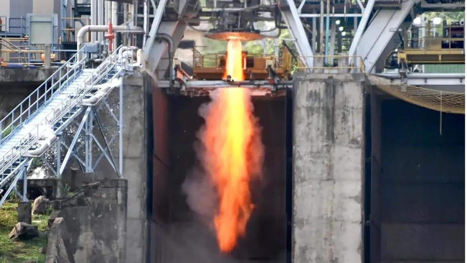 ISRO conducts successful hot test of CE20 cryogenic engine