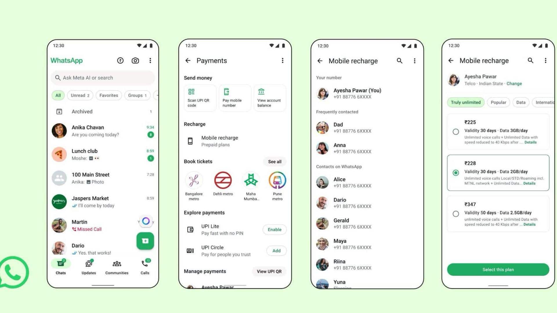 You can now recharge your prepaid number via WhatsApp