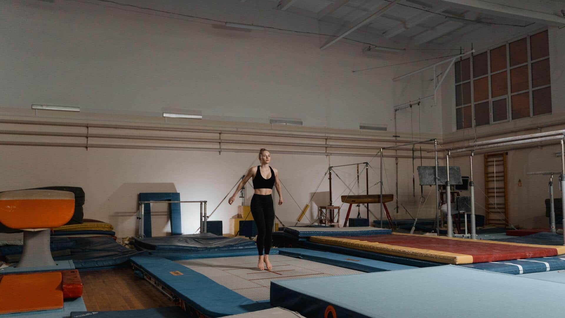 How bouncing on a trampoline can strengthen your core