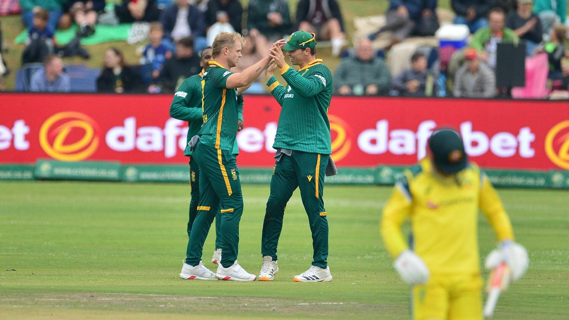 3rd ODI, SA's Corbin Bosch claims four-fer versus Australia: Stats