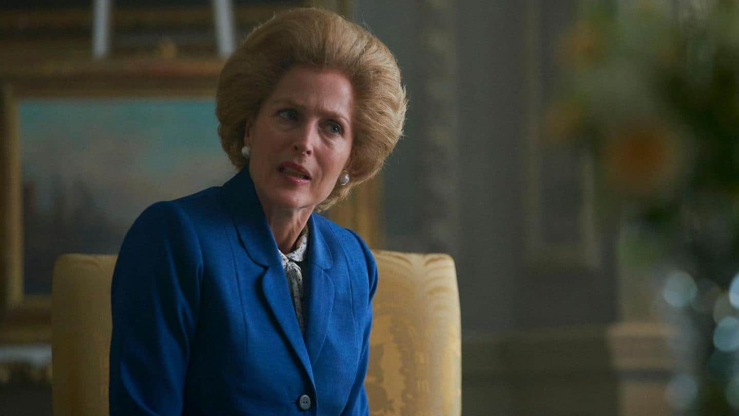 'The Crown's Gillian Anderson 'quite teary' after Golden Globes' nomination