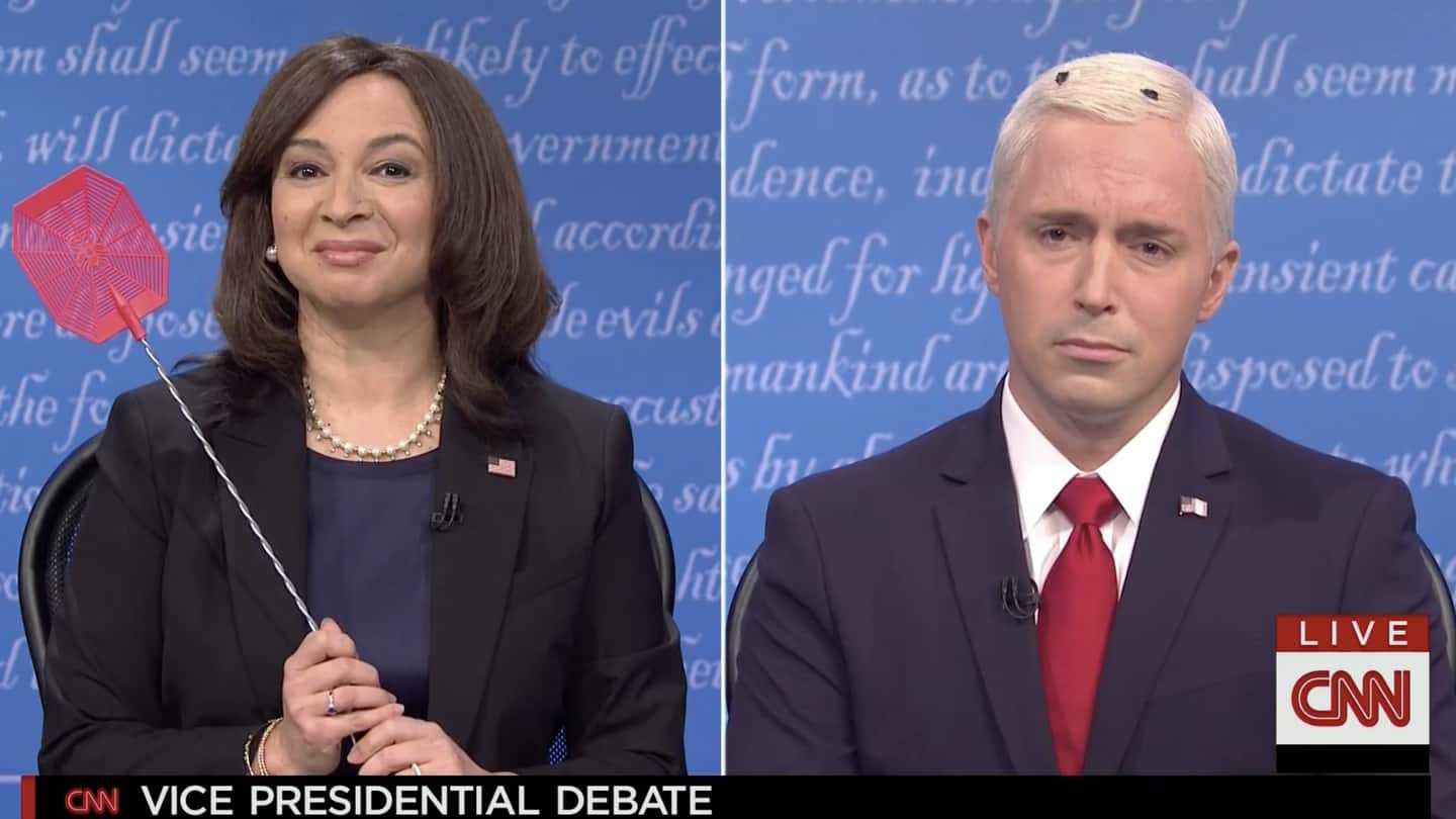 'SNL' parodies Vice Presidential debate, and there was a fly