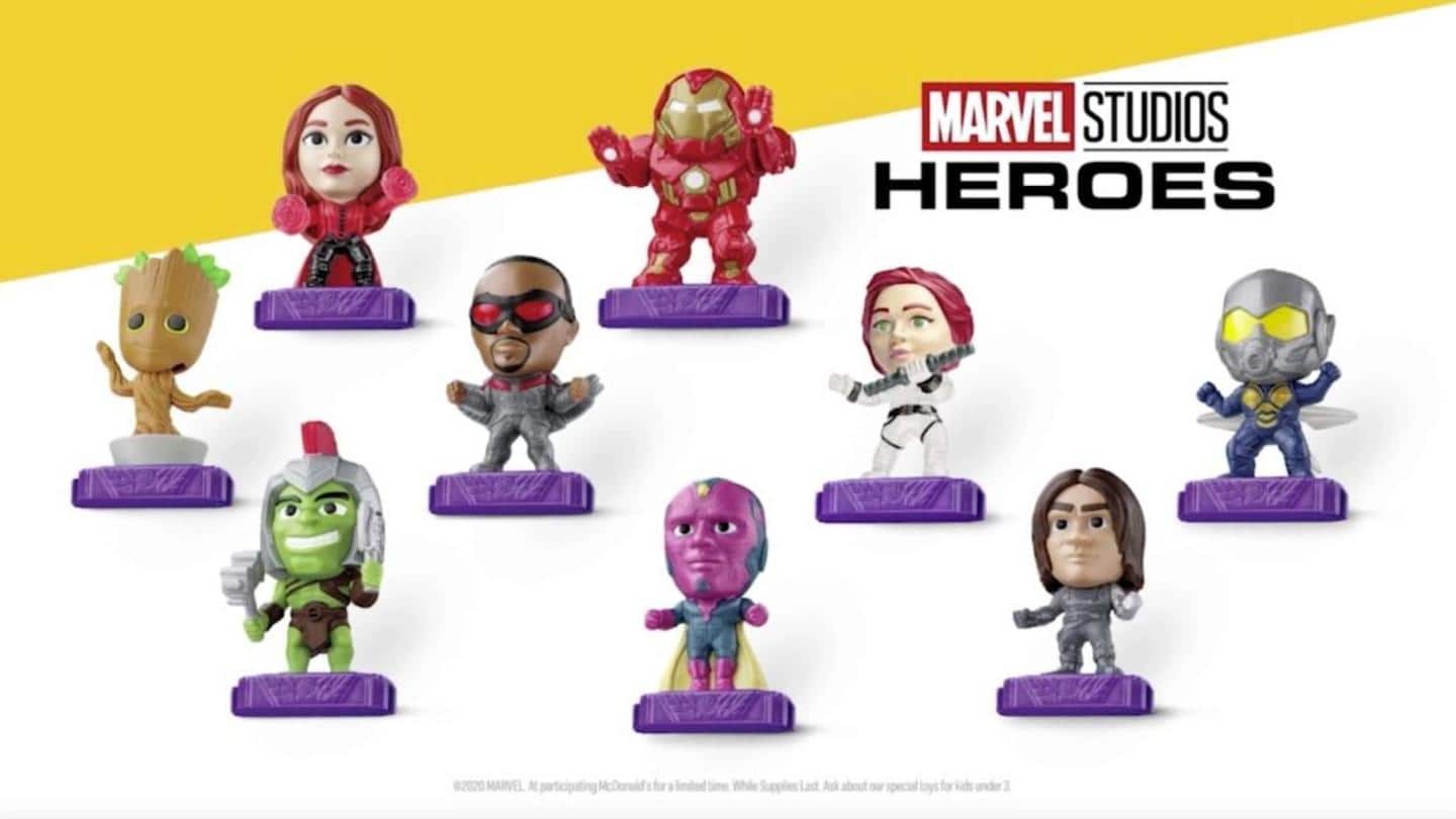 Play with Marvel superheroes while munching on McDonald's meals now