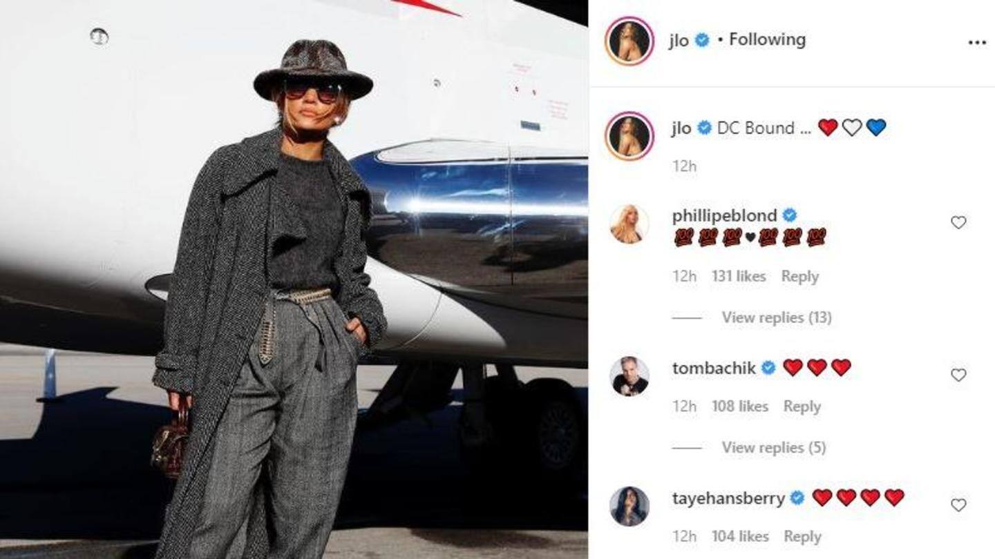 Recently she teased pic with Joe Biden inauguration squad Recently she teased pic with Joe Biden inauguration squad