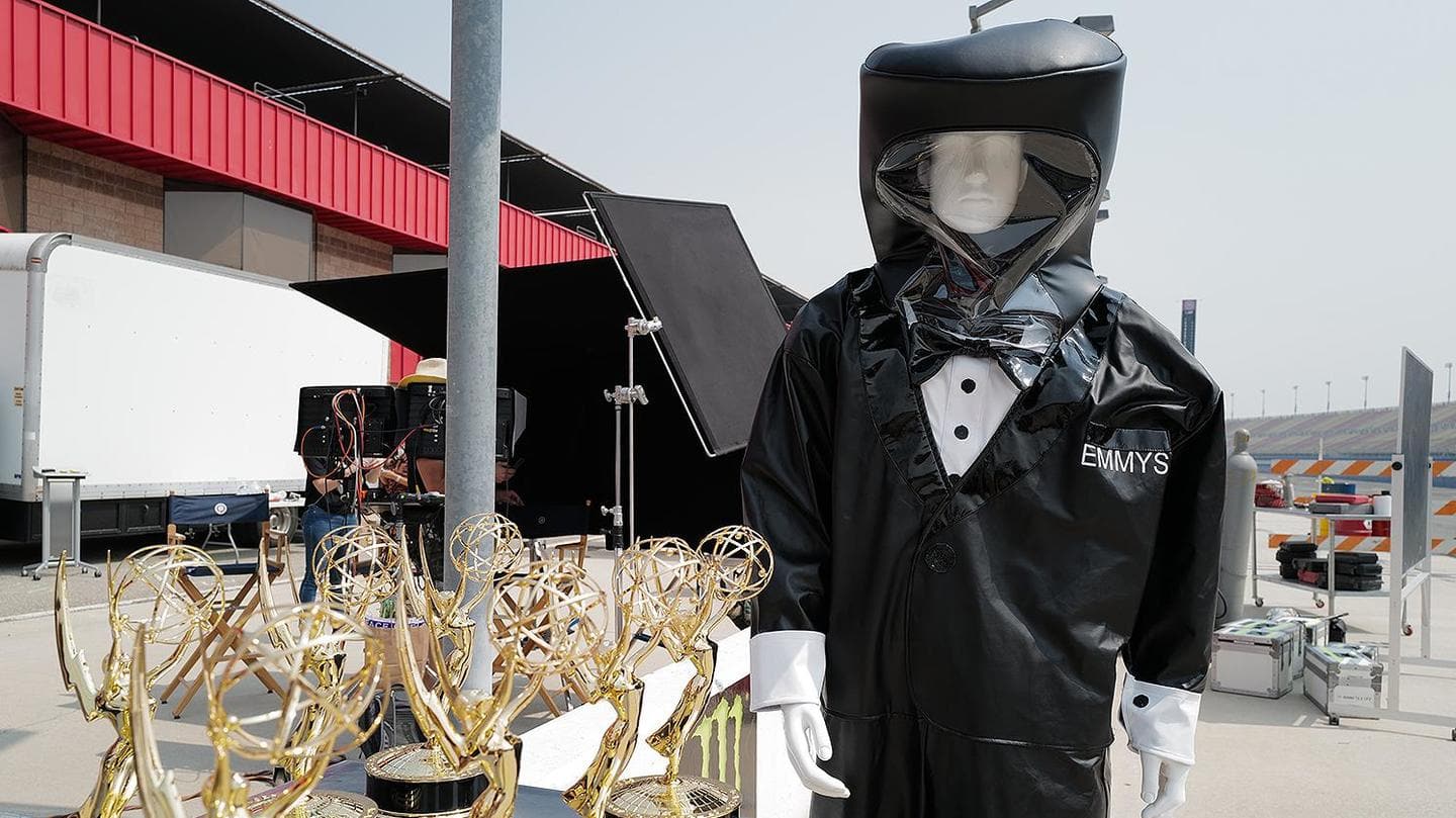 Hazmat-clad presenters may deliver trophies for some Emmy winners