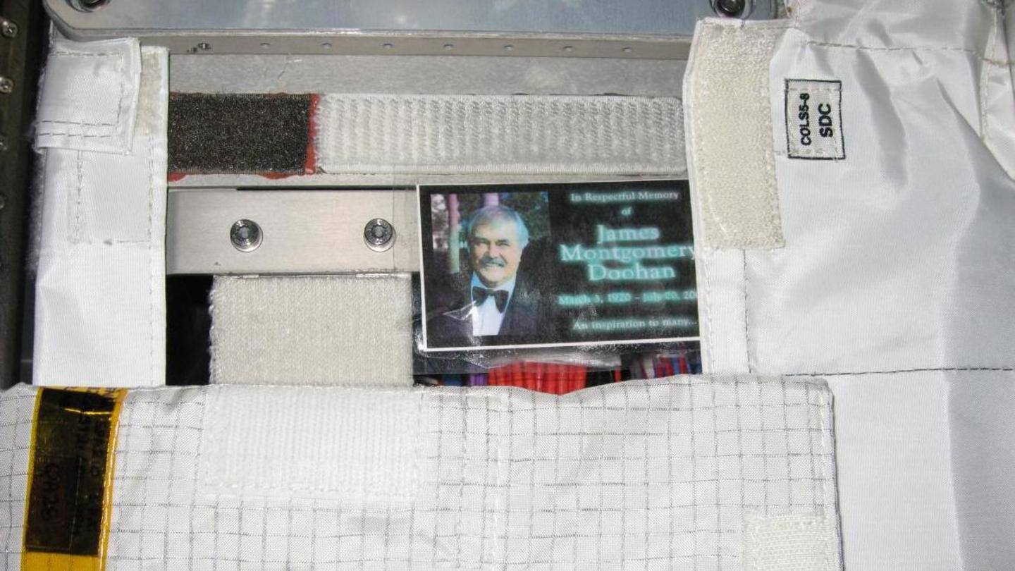Game developer Richard Garriott smuggled Doohan's ashes onboard ISS Game developer Richard Garriott smuggled Doohan's ashes onboard ISS