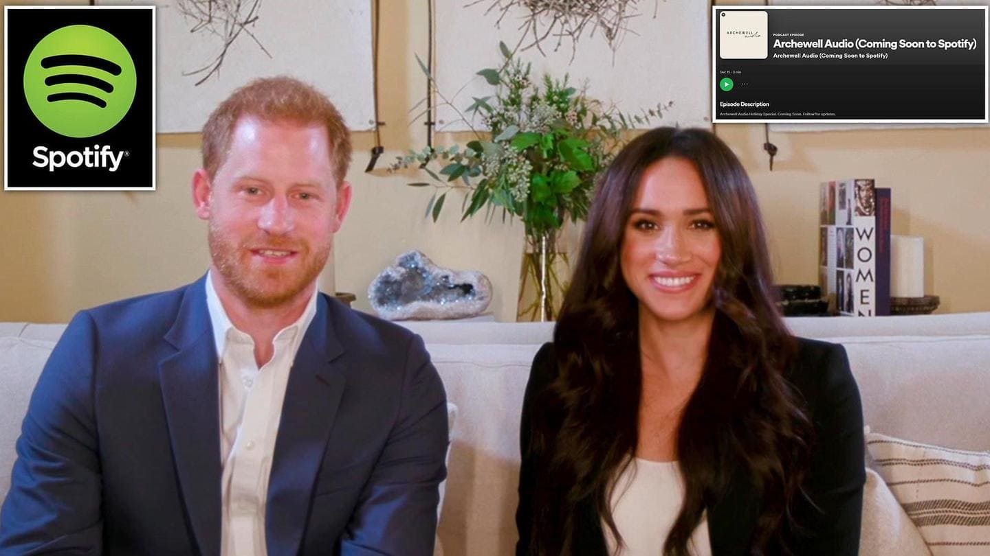Prince Harry, Meghan Markle drop their first Spotify podcast