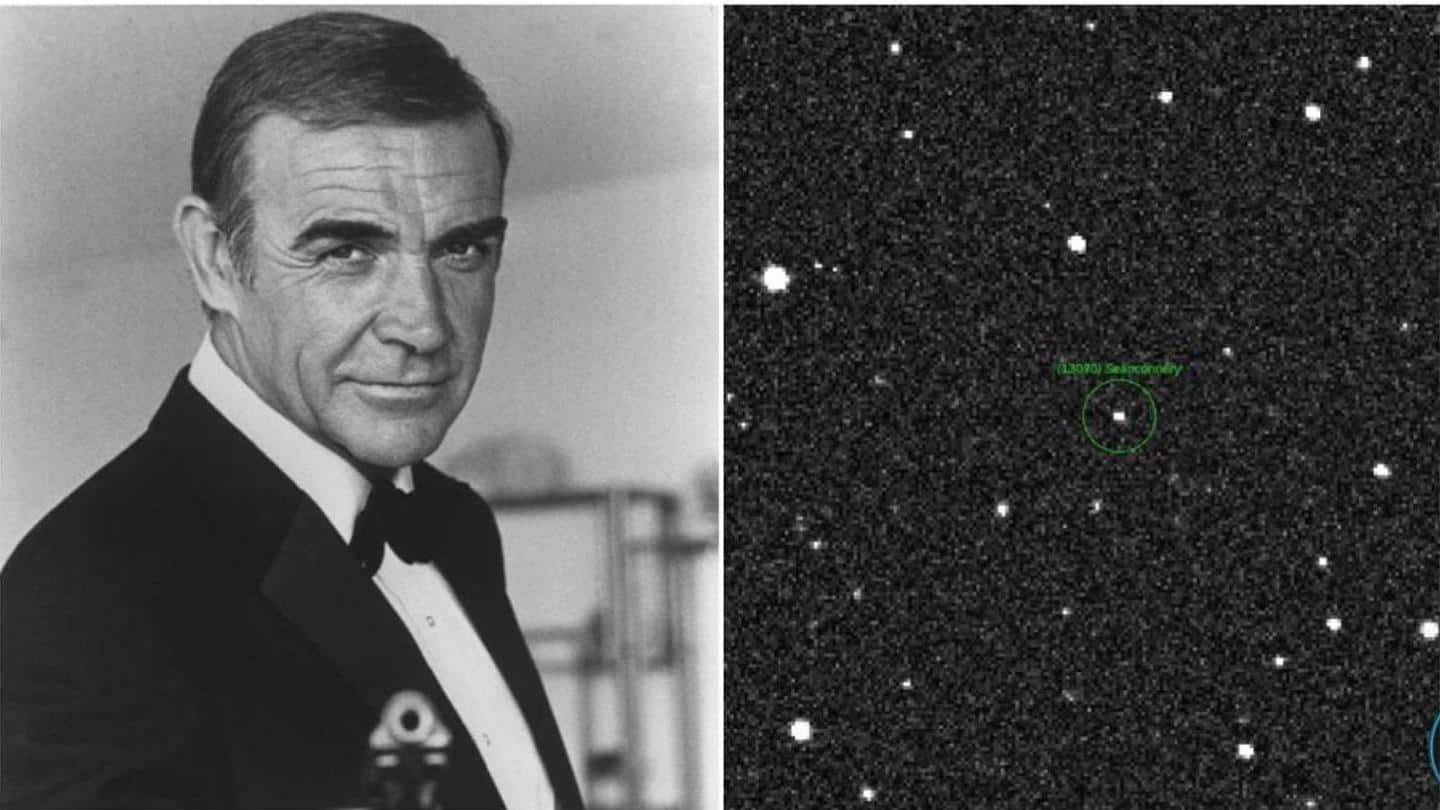 NASA names asteroid after 'James Bond' star Sir Sean Connery