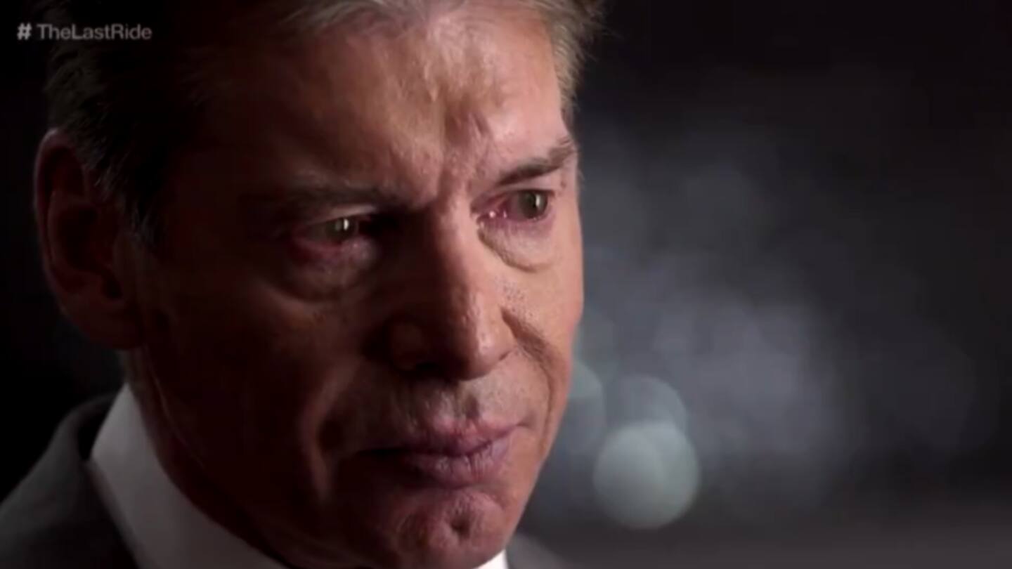 Even WWE CEO choked up Even WWE CEO choked up